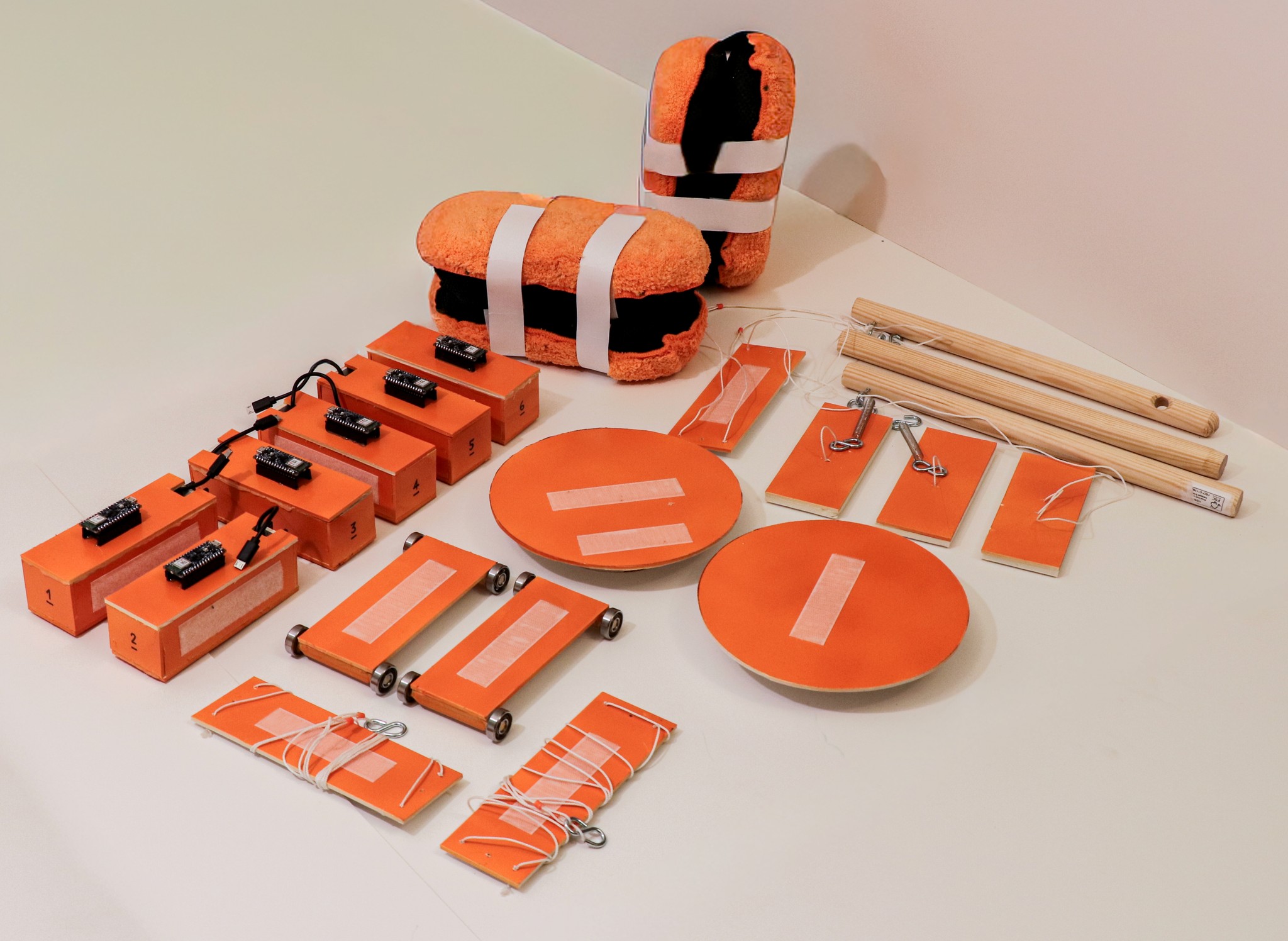 moving mathmatics, all kits layed out