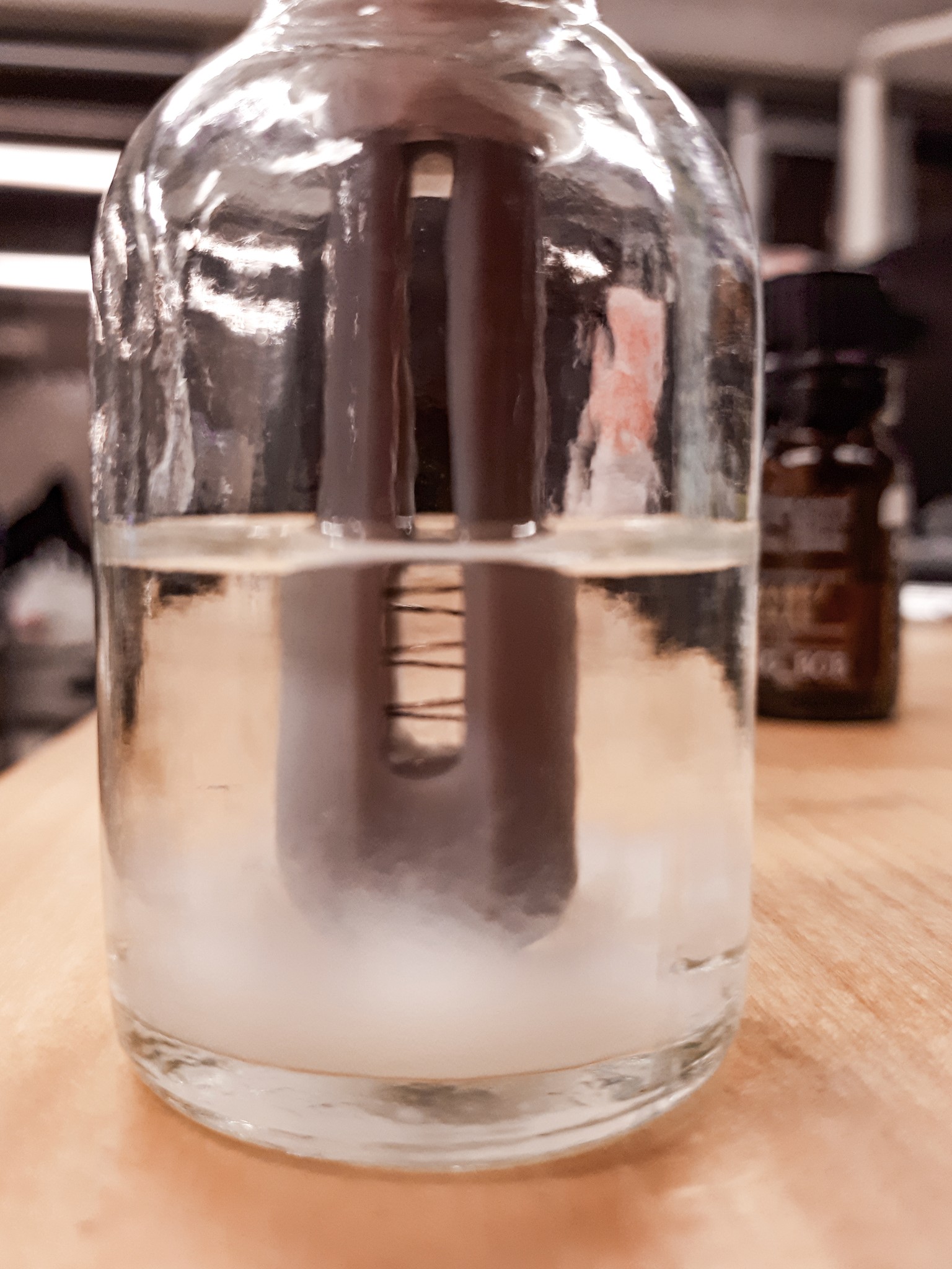 scent mixed with ethanol in a bottle